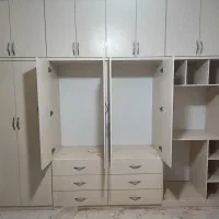 کمد دیواری متحرک رنگ کرم|جاکفشی، کمد، دراور|پاکدشت, پاکدشت (مامازند)|دیوار