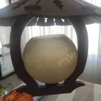 لوستر چوبی آنتیک|لوستر و چراغ آویز|مشهد, الهیه|دیوار