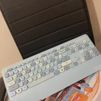 موس و کیبورد بی سیم و بی صدا hatron hkcw350