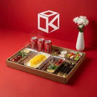 سینی ۳ پرسی با کارتن مقاوم برای تالار و رستوران