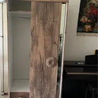 کمد لباس ریلی آینه دار ام دی اف سالم و شیک