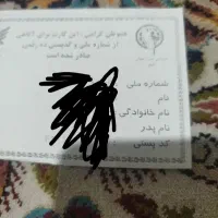 جا کارتی به رنگ آبی گمشده