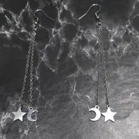 اکسسوری گوشواره ماه وستاره دخترانه