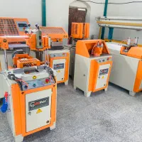 دستگاه پنجره دوجداره الومینیوم یو پی وی سی upvc