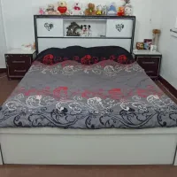 تخت خواب دونفره و دراور و آینه کنسول