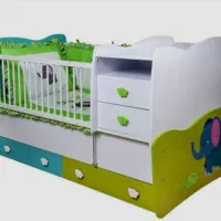 تخت کودک و نوجوان آپادانا به همراه تشک