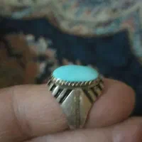 انگشتر نقره فیروزه نیشابوری|جواهرات|تهران, طیب|دیوار