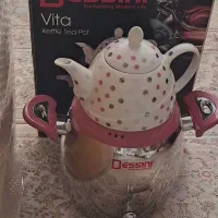 ست قوری کتری دسینی ترکیه ای نو و اکبند|قوری، کتری، قهوه‌ساز دستی|تهران, دردشت|دیوار