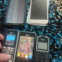 ۲عددگوشی‌لمسی‌‌سالم‌روشن‌السیدی‌میخان‌3عدد‌ساده‌