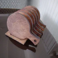 زیر لیوانی چوبی