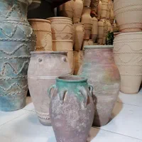 ست کوزه خمره سفالی پتینه کنار سالنی|صنایع دستی و سایر لوازم تزئینی|تهران, گلستان (شهرک راه آهن)|دیوار