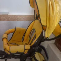 سه چرخه و گهواره کودک با تشک