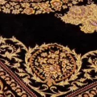 جفت قالیچه ۳ متری ابریشم قم ورساچه|فرش|قم, چهار مردان|دیوار