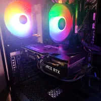 سیستم کامپیوتر RTX 3050 8g کارت گرافیک