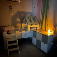 تخت و کمد ۶ کشو برند بی بی استار