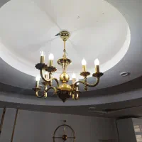 لوستر برنجی|لوستر و چراغ آویز|پاکدشت, پاکدشت (مامازند)|دیوار