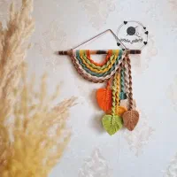 کوسن مبل وآباژور مکرومه