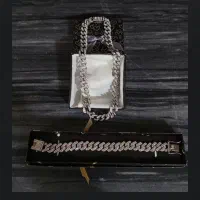 ست گردنبند و دستبند فول نگین|بدلیجات|بوشهر, |دیوار