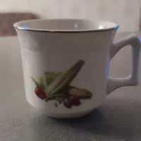 فنجان دور نقره ای چینی
