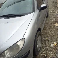 پژو ۲۰۶ نقره ای خانگی|خودرو سواری و وانت|رامسر, |دیوار