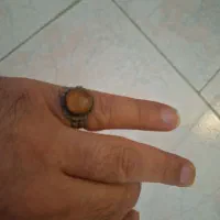 انگشتر قدیمی نقره عقیق و در نجف و سنگ آسیاب|جواهرات|تهران, سید خندان (جلفا)|دیوار