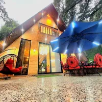 کلبه سوئیسی دوبلکس کمند،نوساز ،دنج ،کنار رودخانه|اجارهٔ کوتاه‌مدت ویلا و باغ|آلاشت, |دیوار