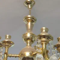 لوستر ۹ شعله|لوستر و چراغ آویز|همدان, |دیوار