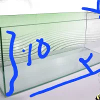 آکواریوم شیشه ای بزرگ