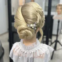 مدل شنیون اقتصادی|خدمات آرایشگری و زیبایی|گناباد, |دیوار