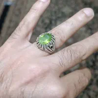 انگشتر نقره زبرجد|جواهرات|سنقر, |دیوار