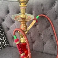 قلیان برنجی کنده کاری شده