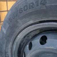 دو حلقه رینگ فابریک ۱۴ و لاستیک چینی درجه ۱