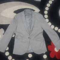 کت شلوار طوسی روشن