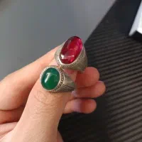 دو عدد انگشتر نقره به قیمت