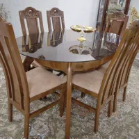 میزنهارخوری 6نفره تمام چوب ومحکم(مناسب جهیزیه)