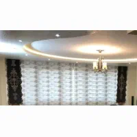 دوعدد پرده زبرا خارجی(خانگی،اداری )با دکور کنار