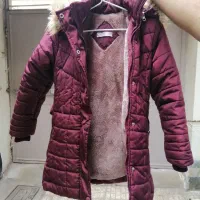 کاپشن دخترانه زرشکی