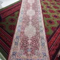 فرش با نخه ابریشم  سایز4×1