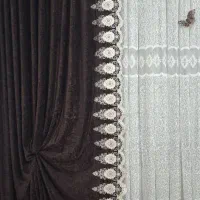 پرده مخمل ترک چرام