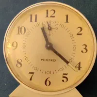 ساعت رومیزی قدیمی مارک POMTREX ساخت برزیل