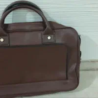 کیف چرم قهوه ای