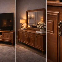 کنسول آینه اسپرت و میز lcd|بوفه، ویترین، کنسول|کرج, پیشاهنگی|دیوار