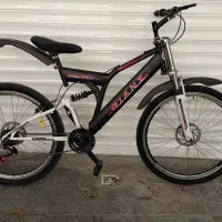 دوچرخه 26 دوکمکه  دنده ای سالم وتمیز