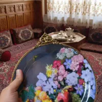 انواع بشقاب تاج دار دور برنز سایز بزرگ(گالری شیوا)