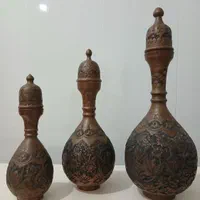 تنگ مسی قلم زنی|کلکسیون اشیاء عتیقه|بندر ماهشهر, |دیوار