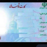 کارت ملی گم شده