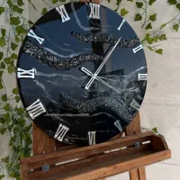 انواع ساعت رزینی و تکسچر|ساعت دیواری و تزئینی|خوی, |دیوار