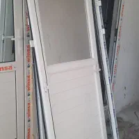 دو عدد درب سرویس پی وی سی