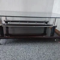 میز شیشه ای وسط