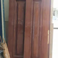 درب ورودی ساختمان چوبی دو لنگه|مصالح و تجهیزات ساختمان|تهران, حکیمیه|دیوار
